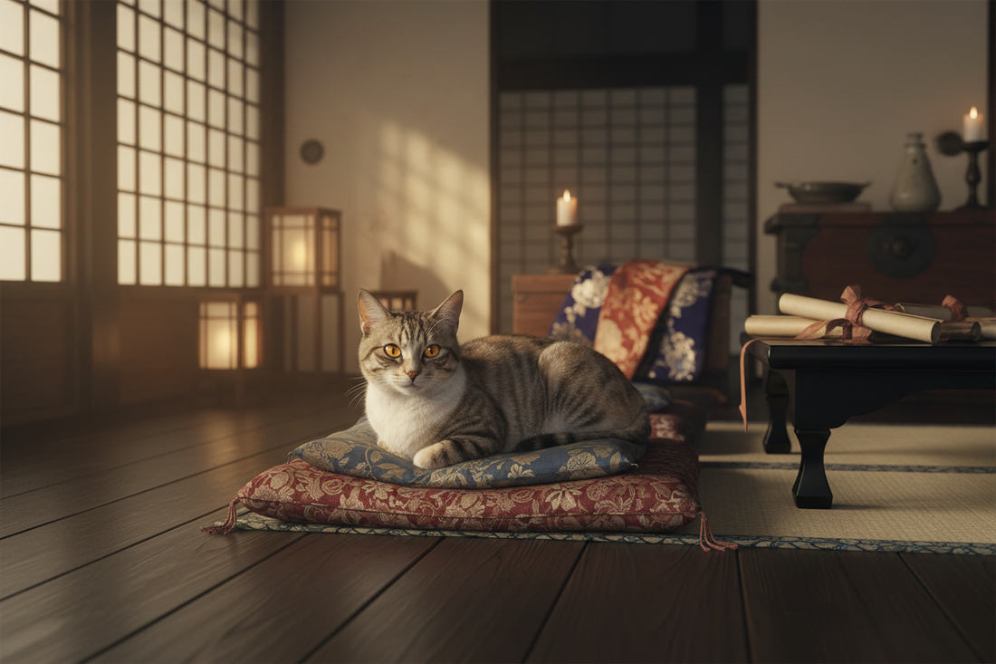 猫の居場所、千年前の宮中にもあった
