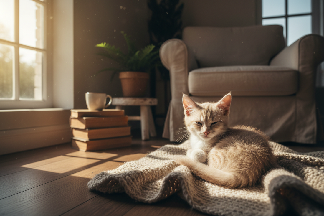 子猫の発達を支える「家の中の遊び場」