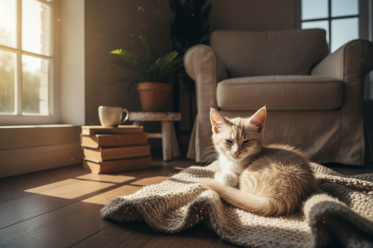 子猫の発達を支える「家の中の遊び場」